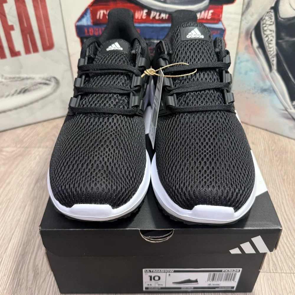 New adidas Ultimashow Core Black Cloud White Men Shoes 11.5, 12,12.5